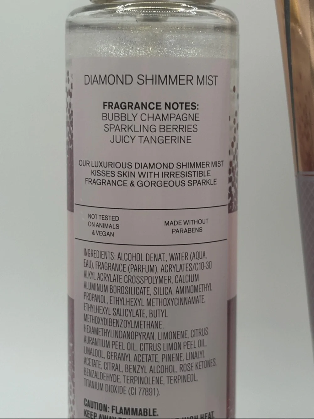 Bath & Body Works Champagne Toast Diamond Shimmer Mist & Exfoliating Glow Scrub
